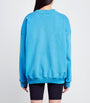 Blue Oversized Logo Sweatshirt