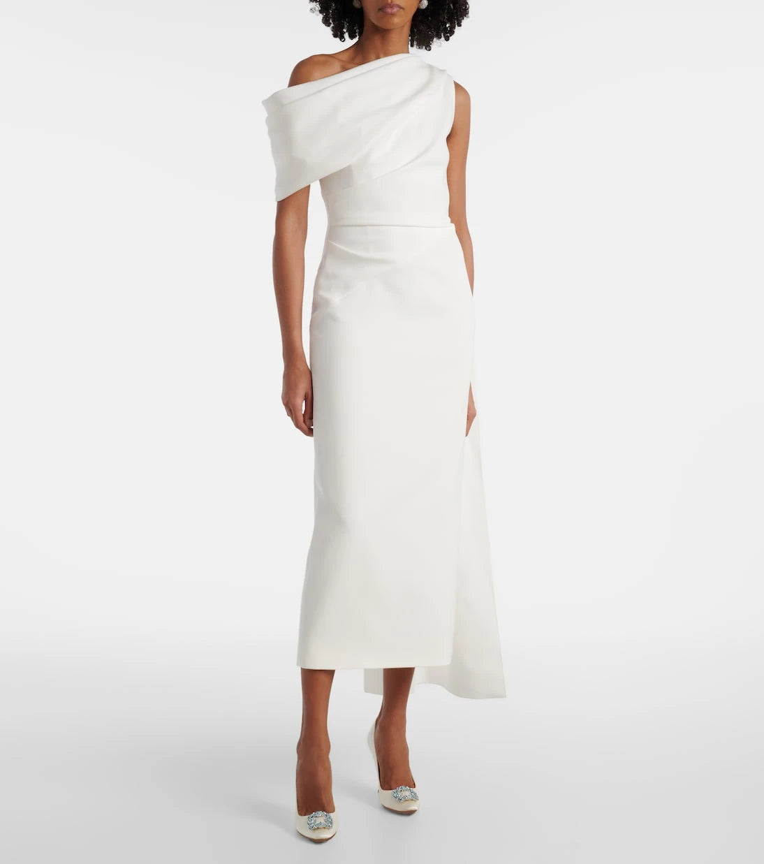 Roksanda - Bridal Maite 2 caped one-shoulder gown
