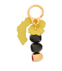 LOEWE Black Leather Olive Bag Charm