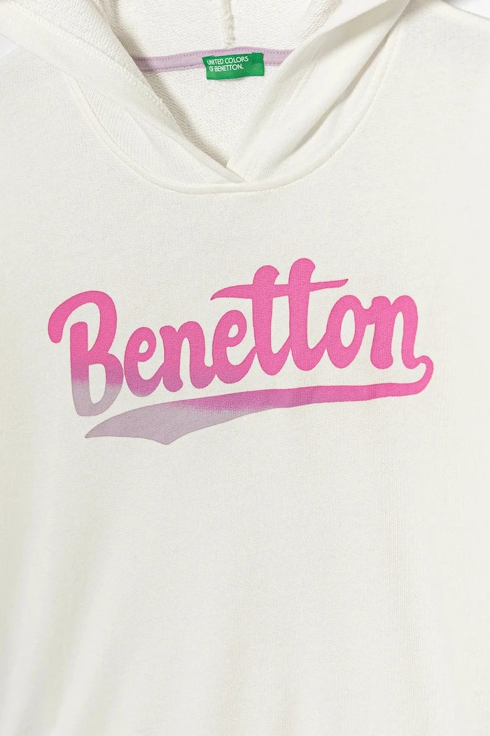 United Colors of Benetton Çocuk Pamuklu Sweatshirt