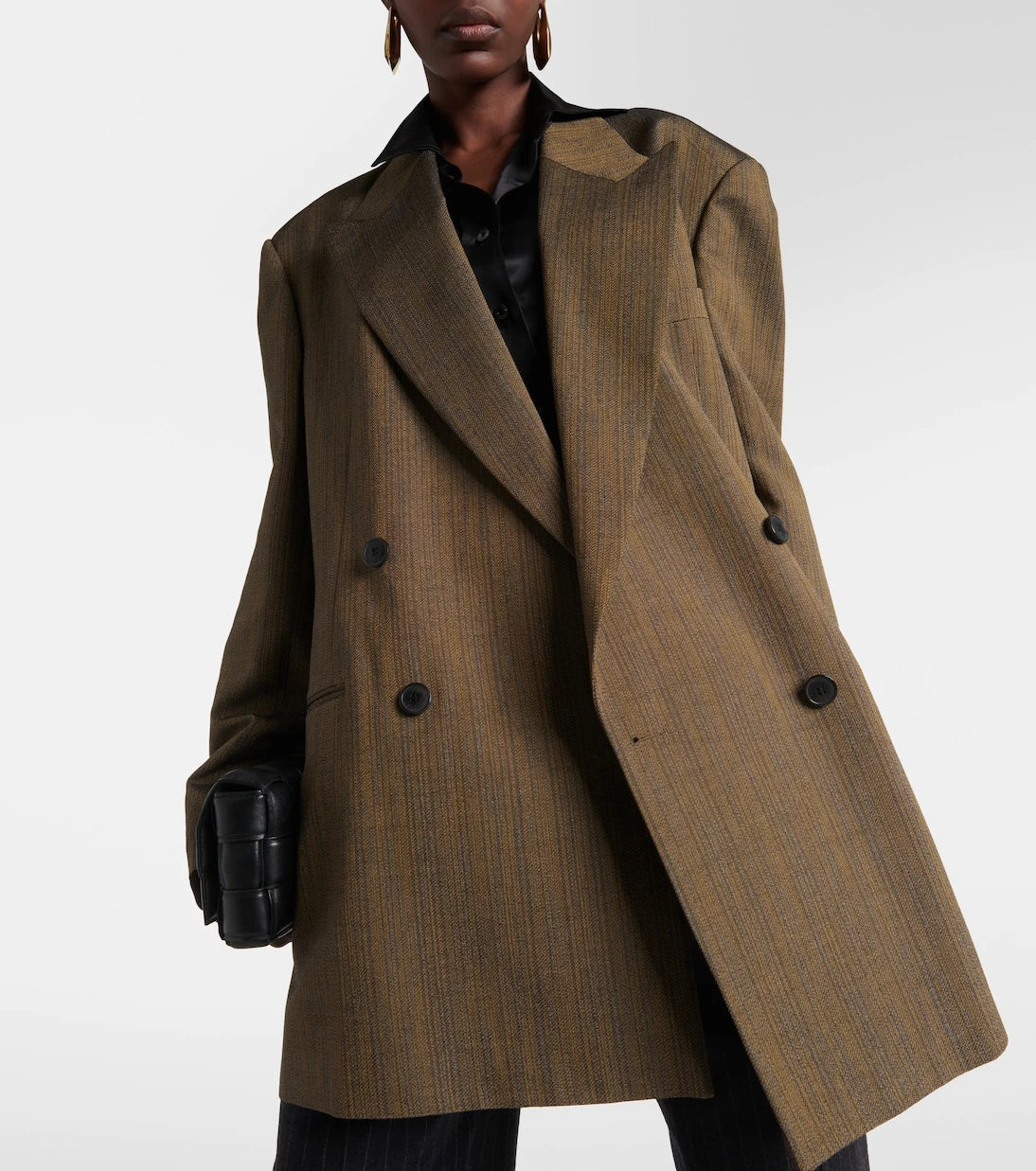 Dries Van Noten - Double-breasted cotton-blend blazer