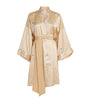 Silk Pearl Print Mimi Robe