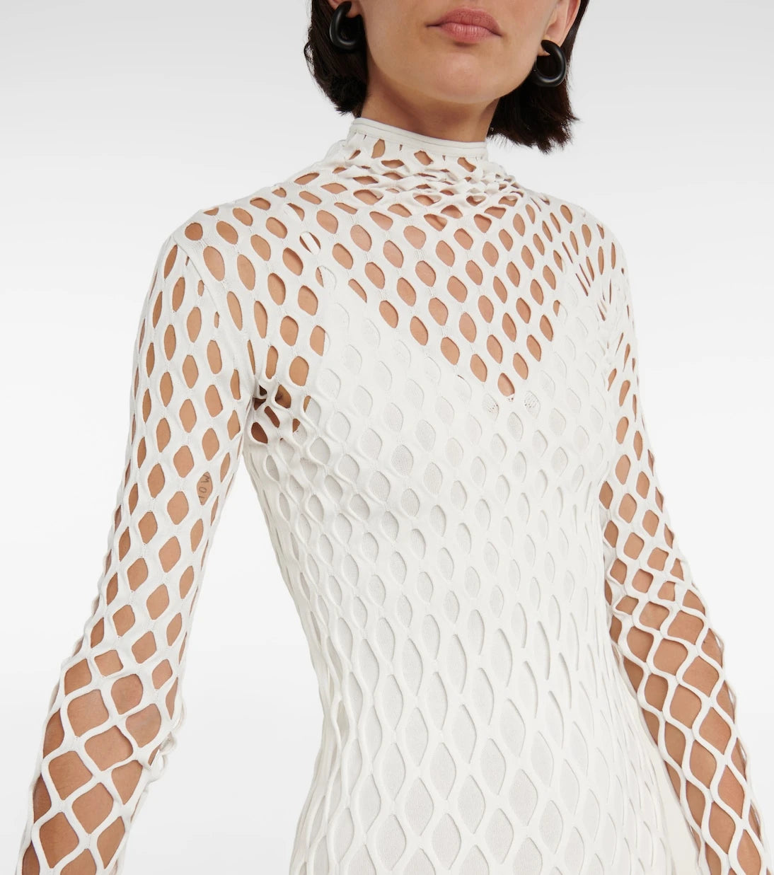 Dion Lee - Fishnet high-neck minidress