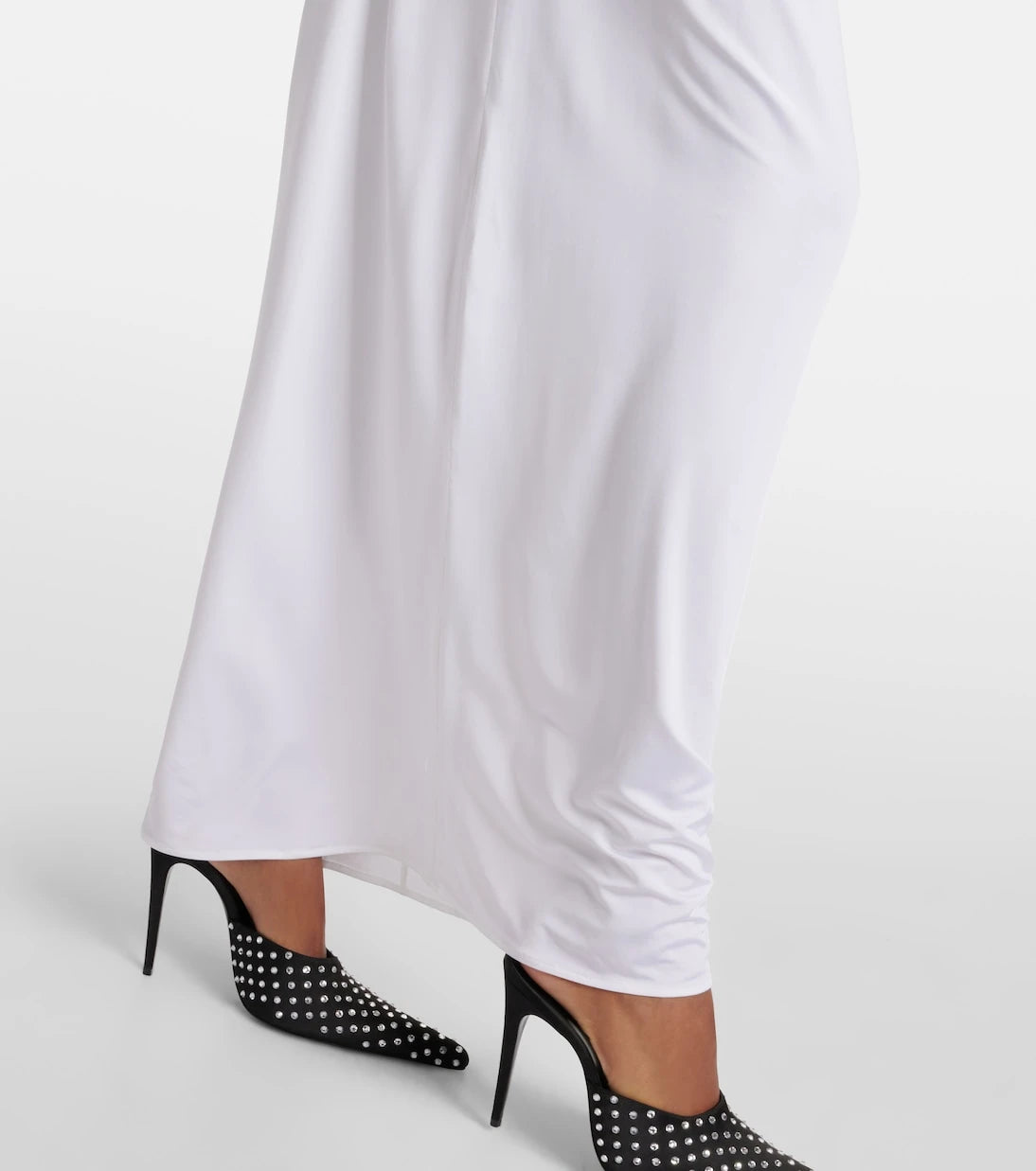 Magda Butrym - Draped jersey maxi skirt