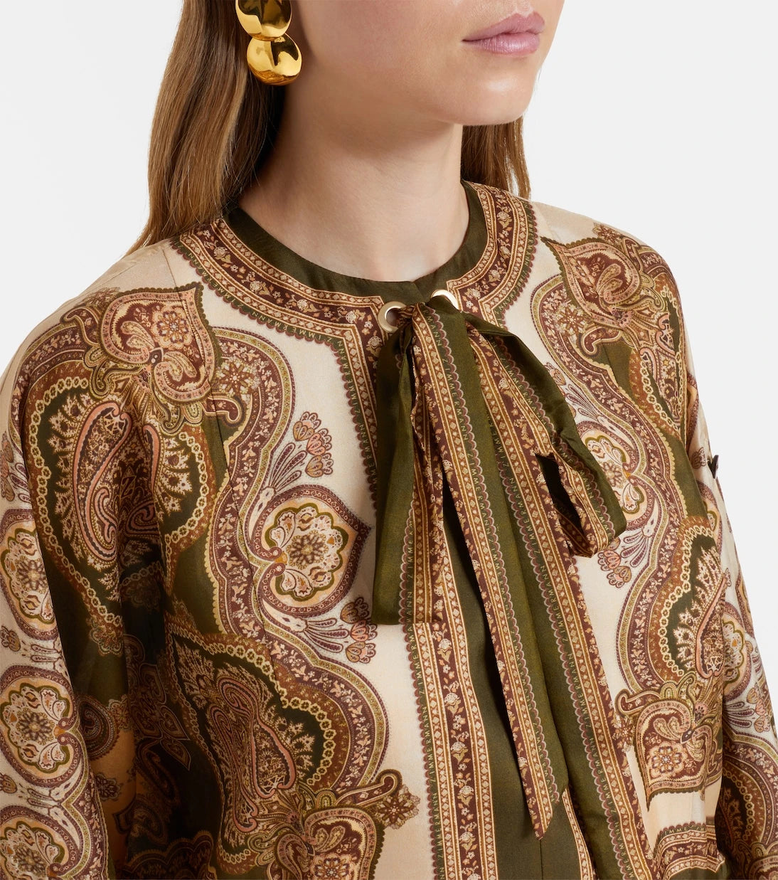 Zimmermann - Mahon paisley silk midi dress