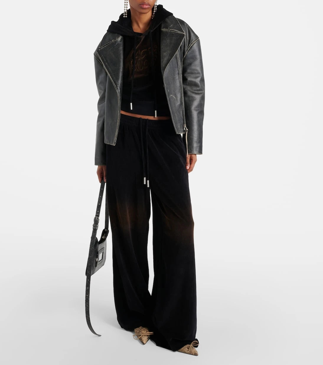 Acne Studios - Faro cotton-blend velvet hoodie