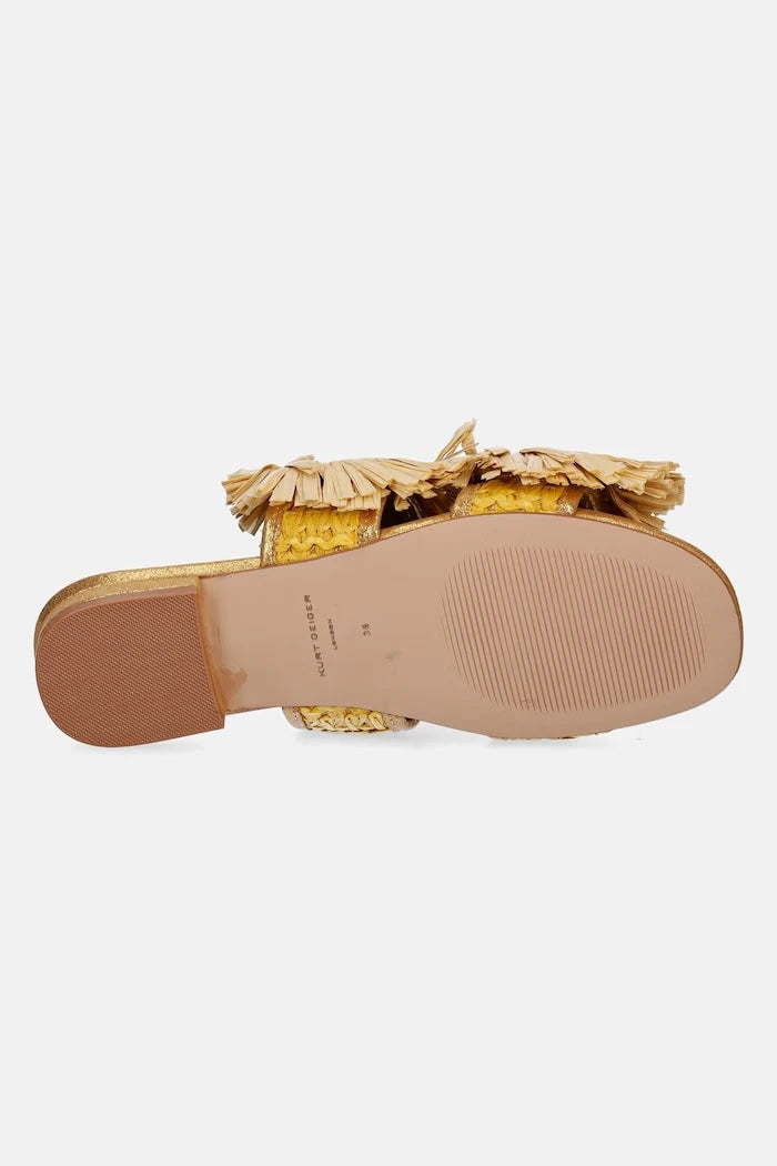 Kurt Geiger London Kadın Raffia Buckle Flat Sdl Terlik