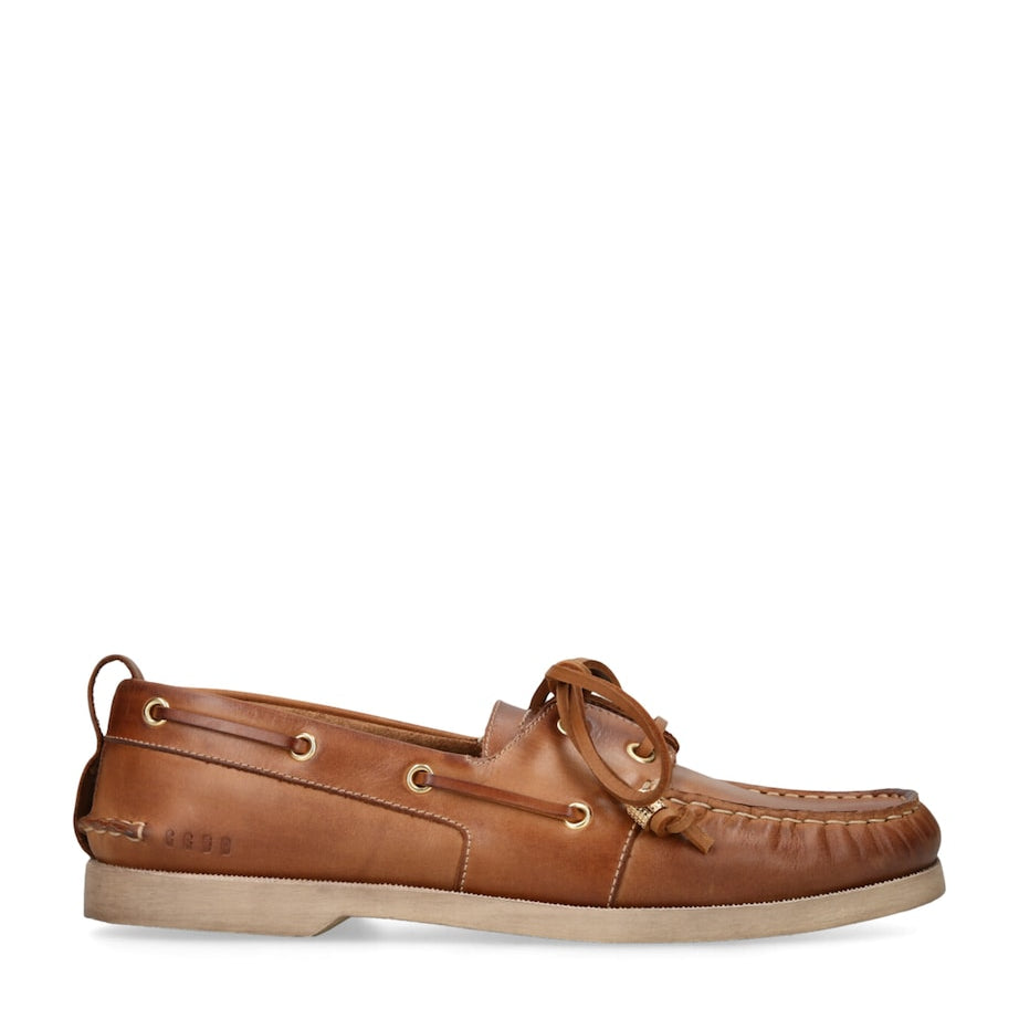 Golden Goose Leather Boat Shoes