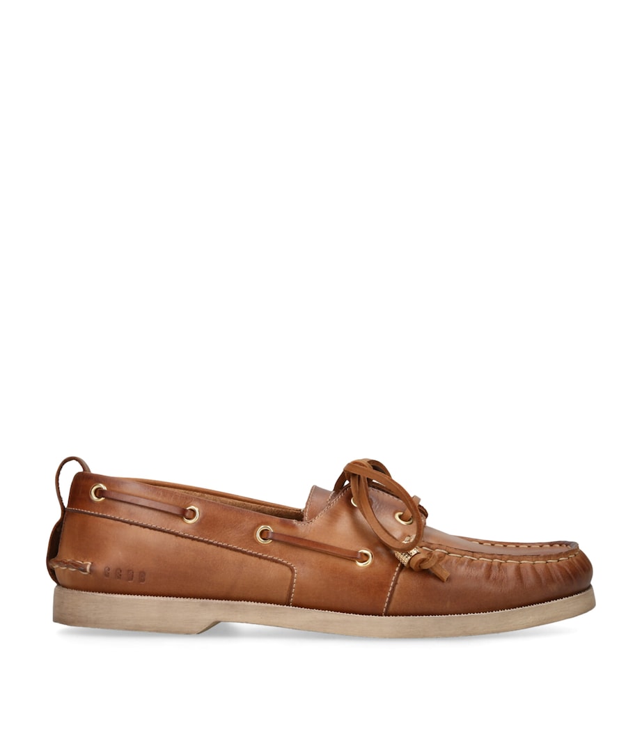 Golden Goose Leather Boat Shoes