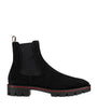 Christian Louboutin Alpinosol Veau Velour Chelsea Boots