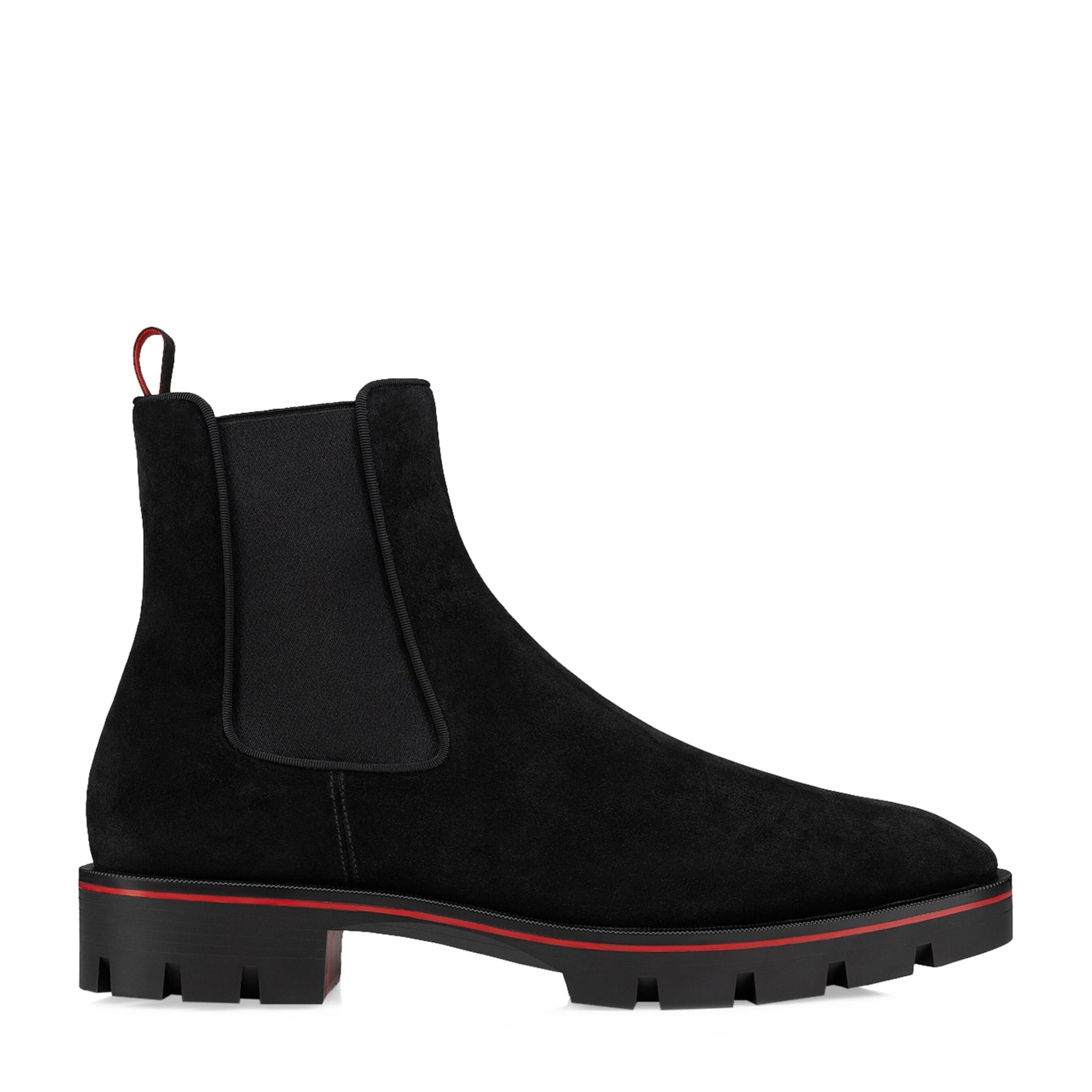 Christian Louboutin Alpinosol Veau Velour Chelsea Boots