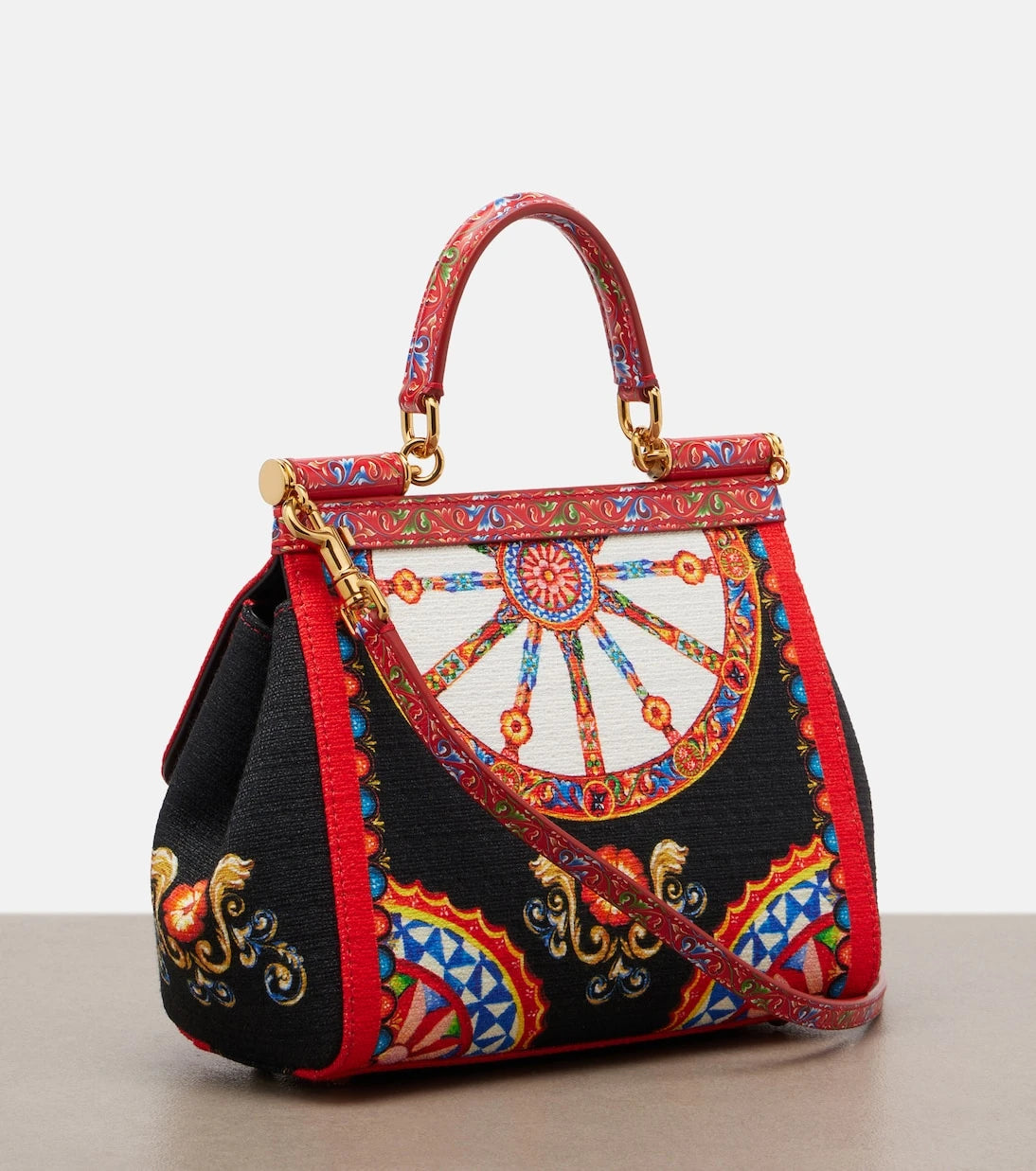 Dolce&Gabbana - Sicily Medium printed top-handle bag