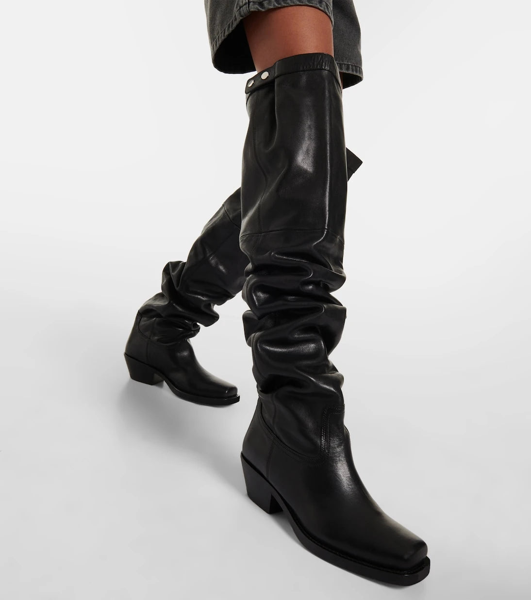 Isabel Marant - Amati leather knee-high boots
