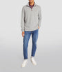 Polo Ralph Lauren Grey Cotton Quarter-Zip Sweater