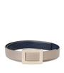 Roger Vivier Beige Leather Reversible Belle Vivier Belt