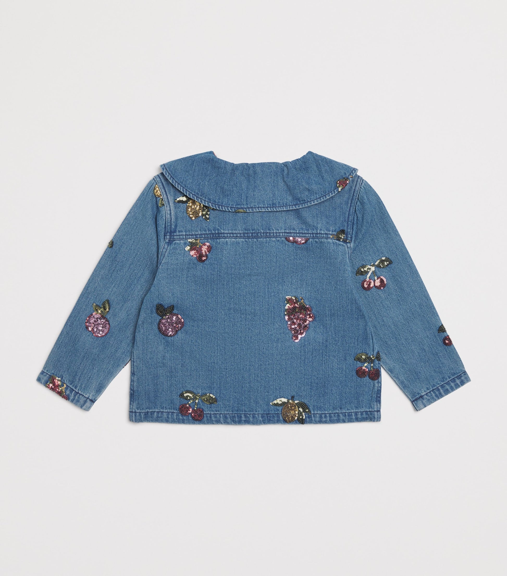 KONGES SLOJD Denim Sequin-Detail Shirt (5-10 Years)