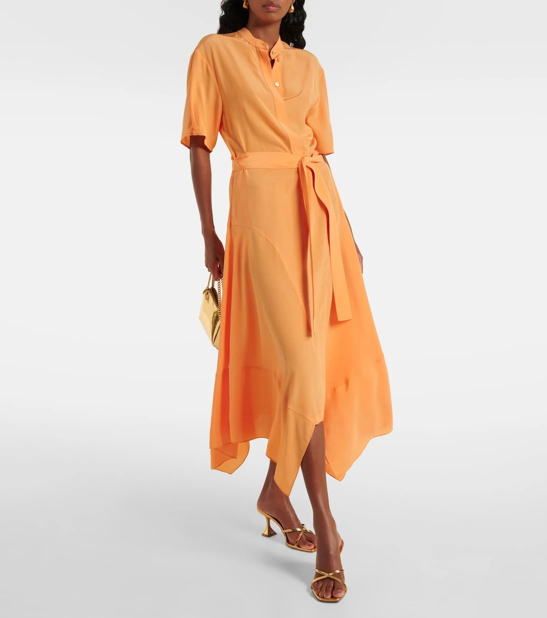 Stella McCartney - Iconic silk crêpe de chine midi dress