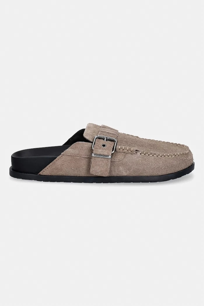 Tommy Jeans Erkek Süet Terlik BIND MULE WASHED SUEDE