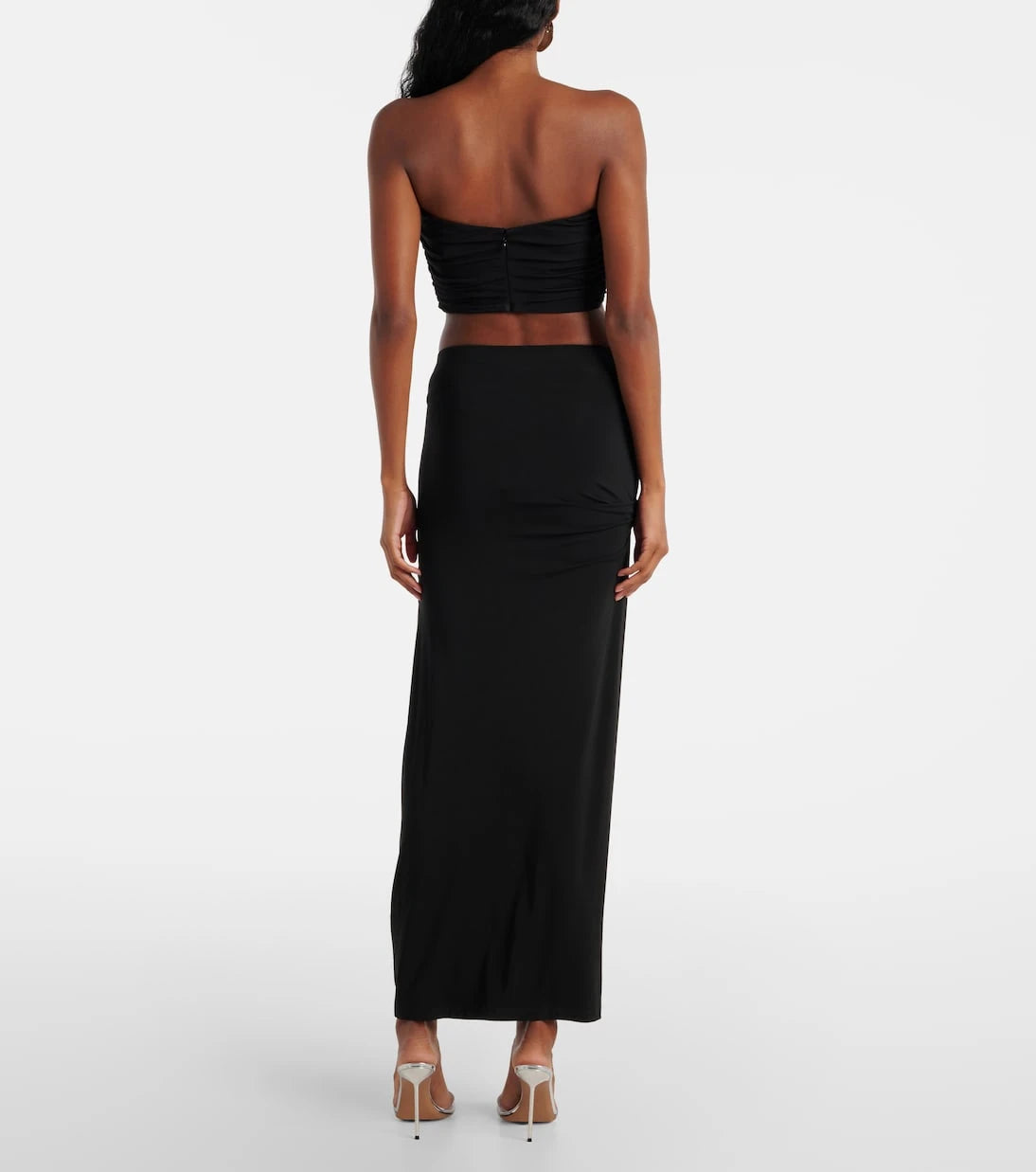 Christopher Esber - Bezel Quartz draped crop top