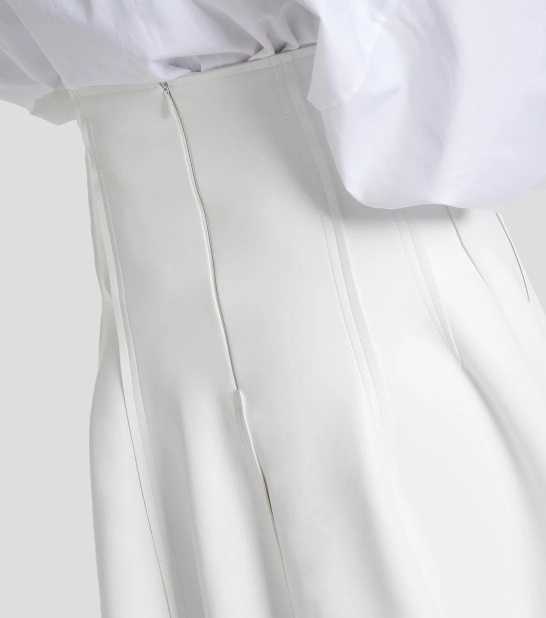 Norma Kamali - Grace faux leather maxi skirt