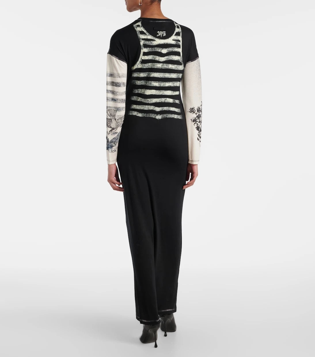 Jean Paul Gaultier - Printed jersey maxi dress