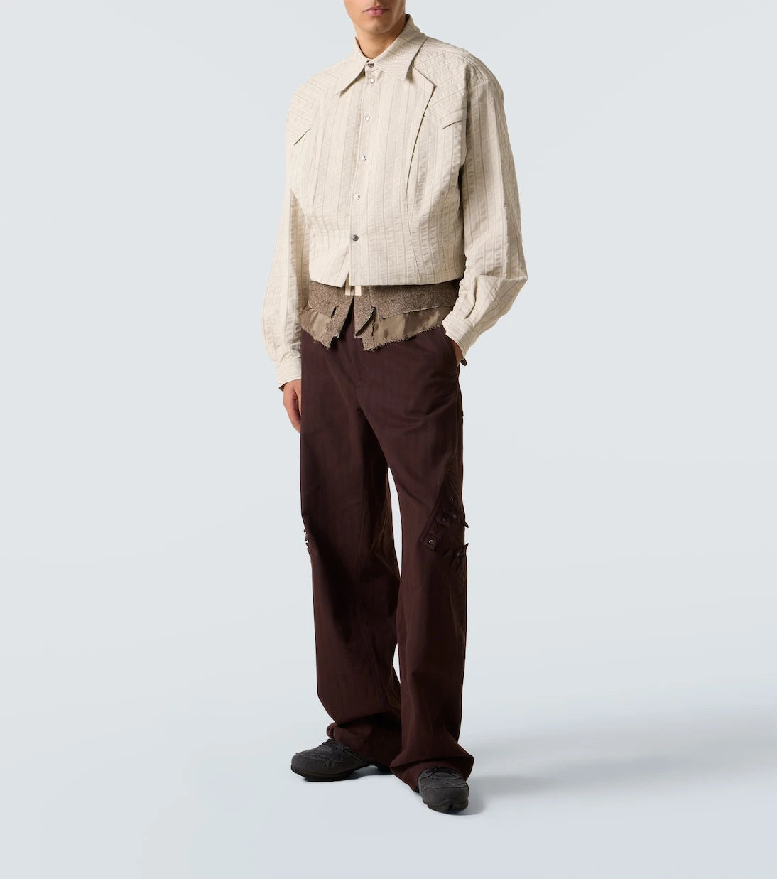 Kiko Kostadinov - Estike cotton-blend wide-leg pants