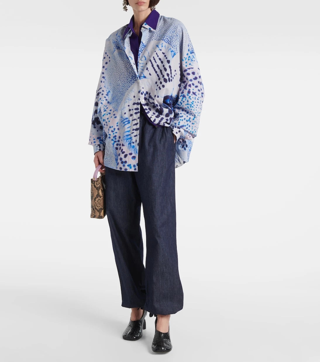 Dries Van Noten - Denim straight pants