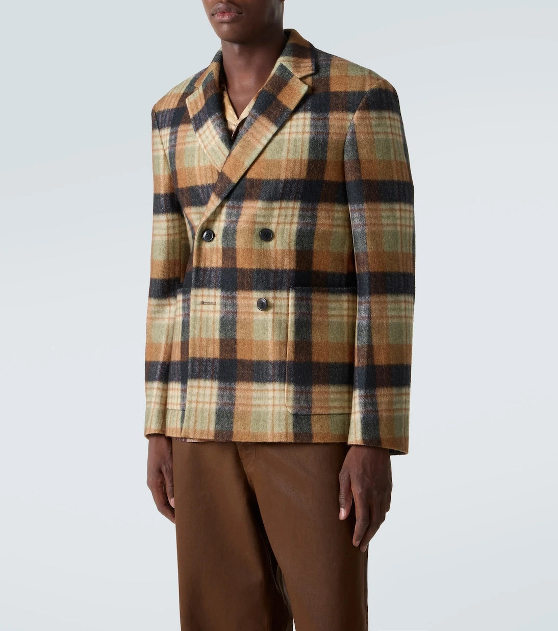 Dries Van Noten - Checked wool blazer