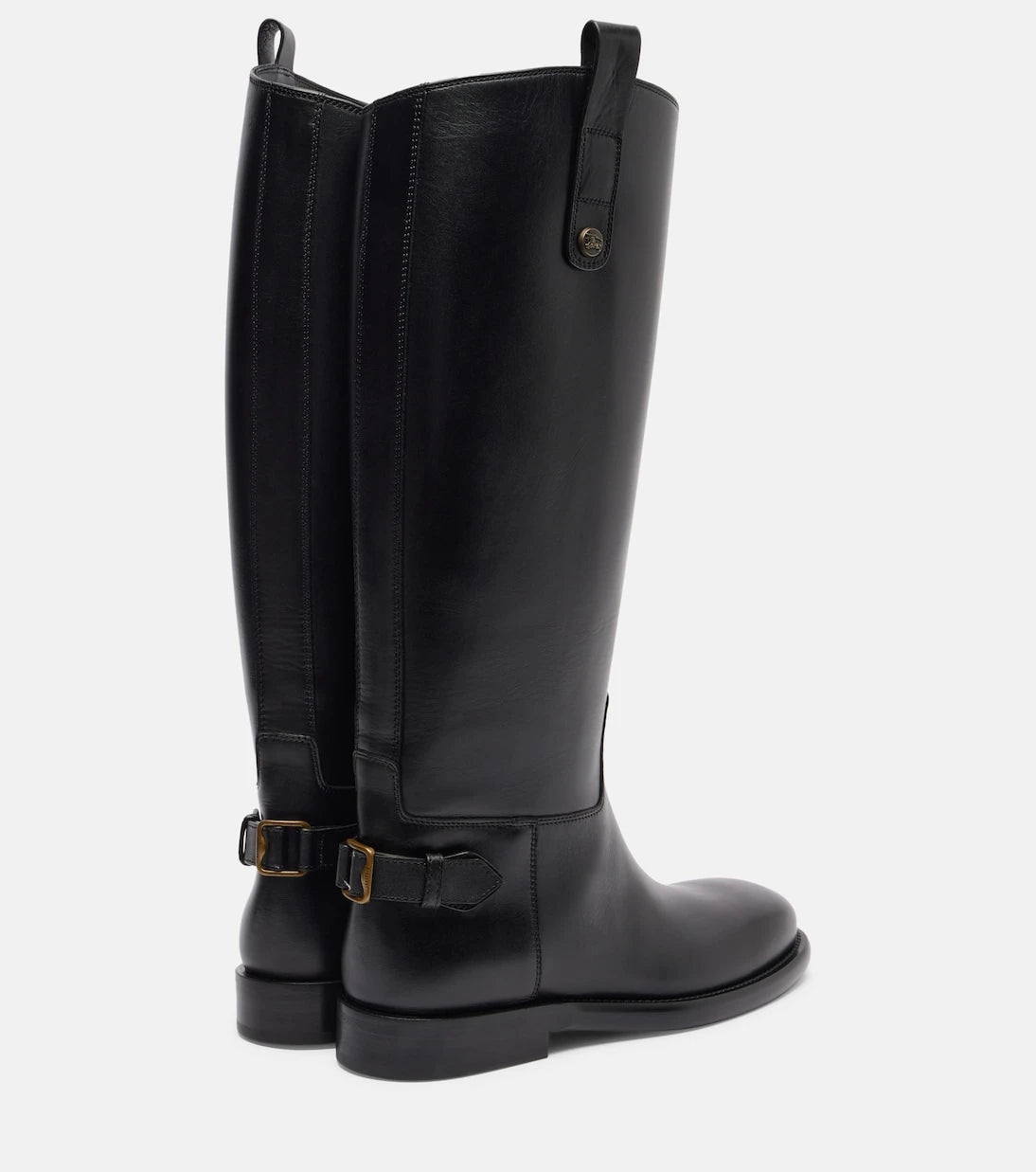 Burberry - Cavalier leather knee-high boots