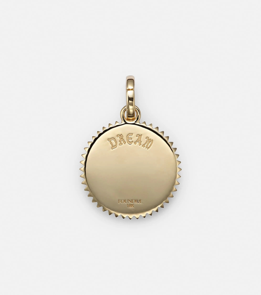 FoundRae - Dream Medium 18kt gold pendant with diamonds