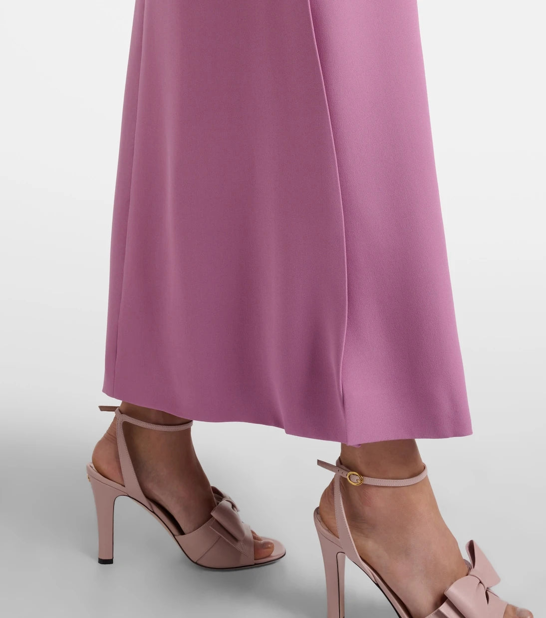 Valentino - Cady Couture feather-trimmed gown