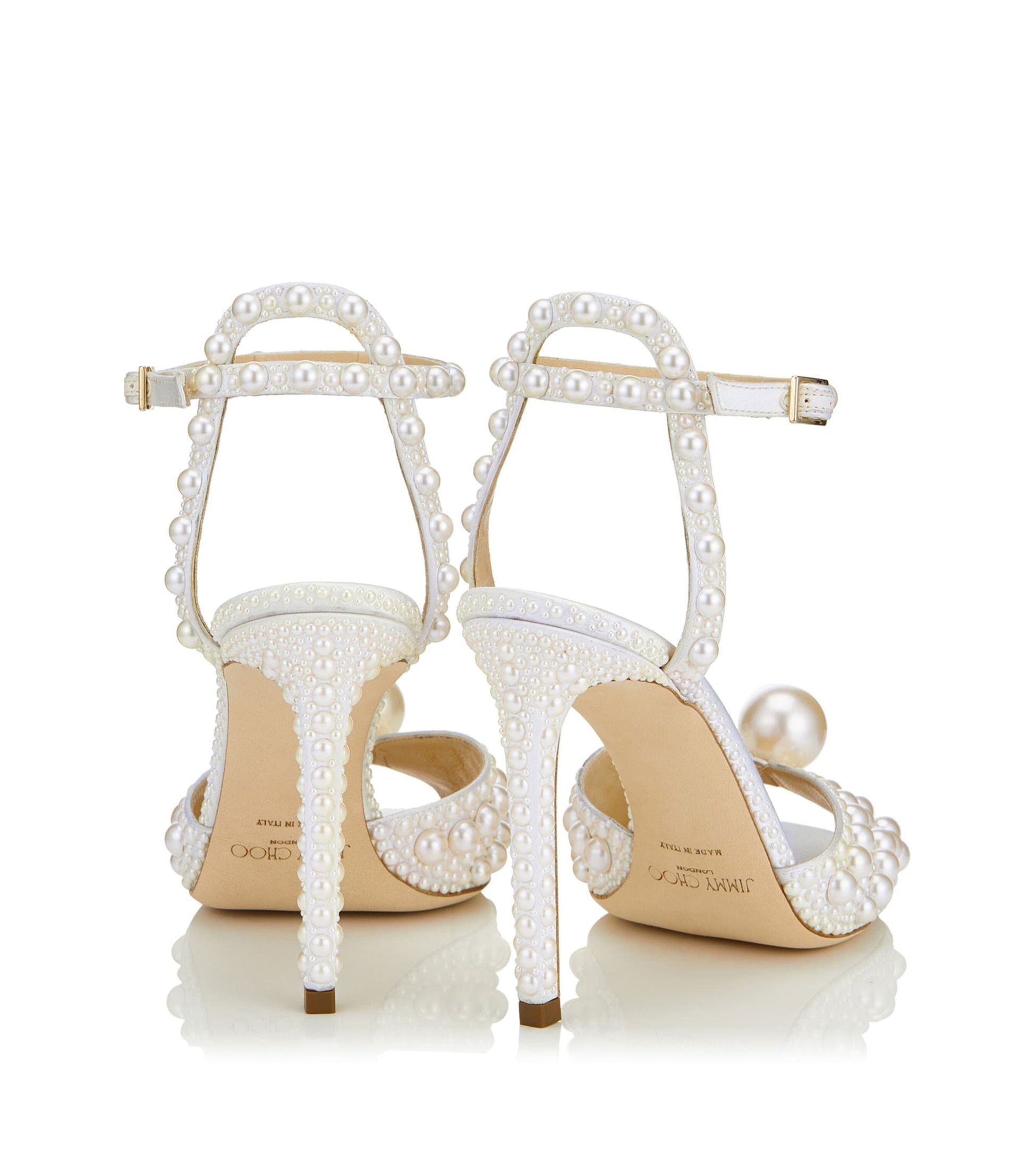 Sacora 100 Satin Pearl Sandals