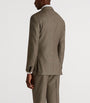 Dunhill Brown Wool Glen Check Bourdon Blazer