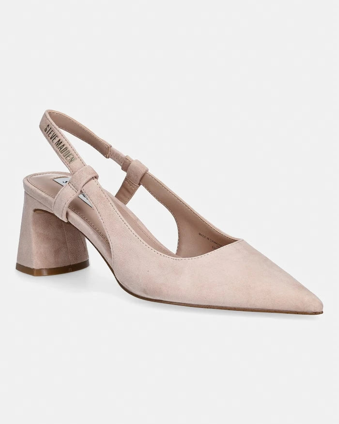 Steve Madden Evanston Süet Kalın Topuklu Ayakkabı
