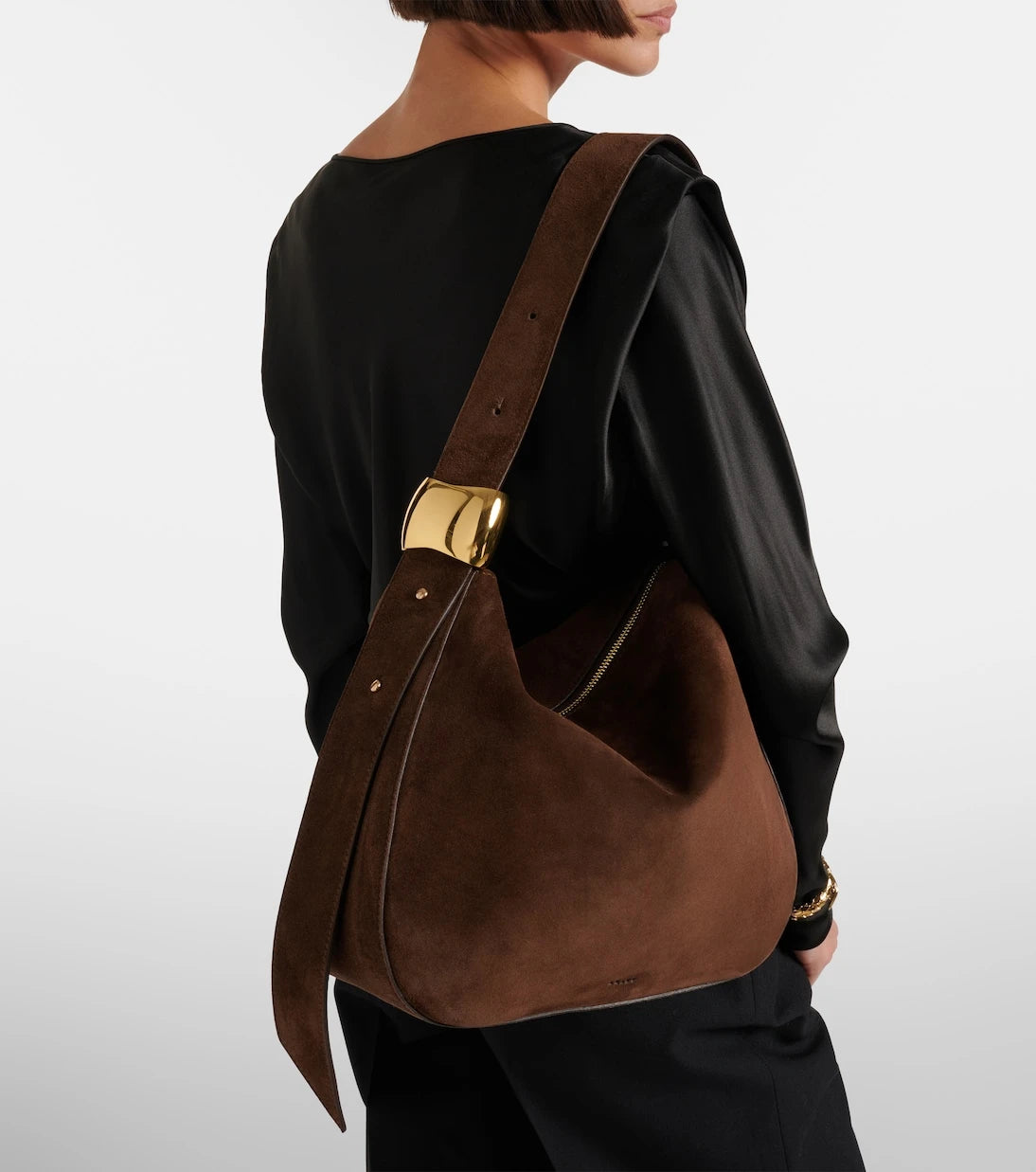 Amanu - Zambia suede shoulder bag