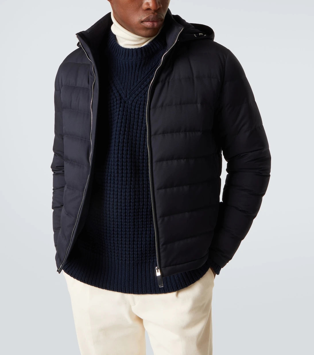 Zegna - Technical twill down jacket