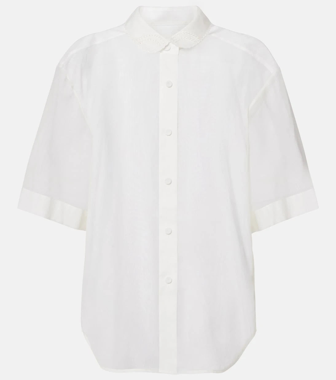 Róhe - Embroidered cotton muslin top