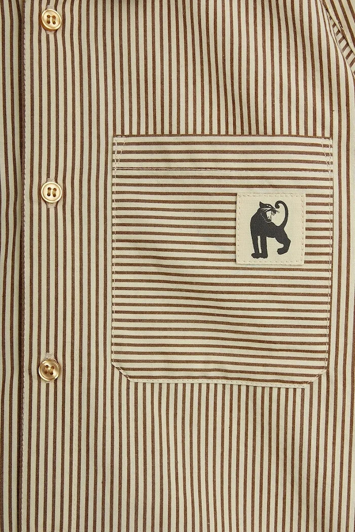 Mini Rodini риза за деца от памук Poplin