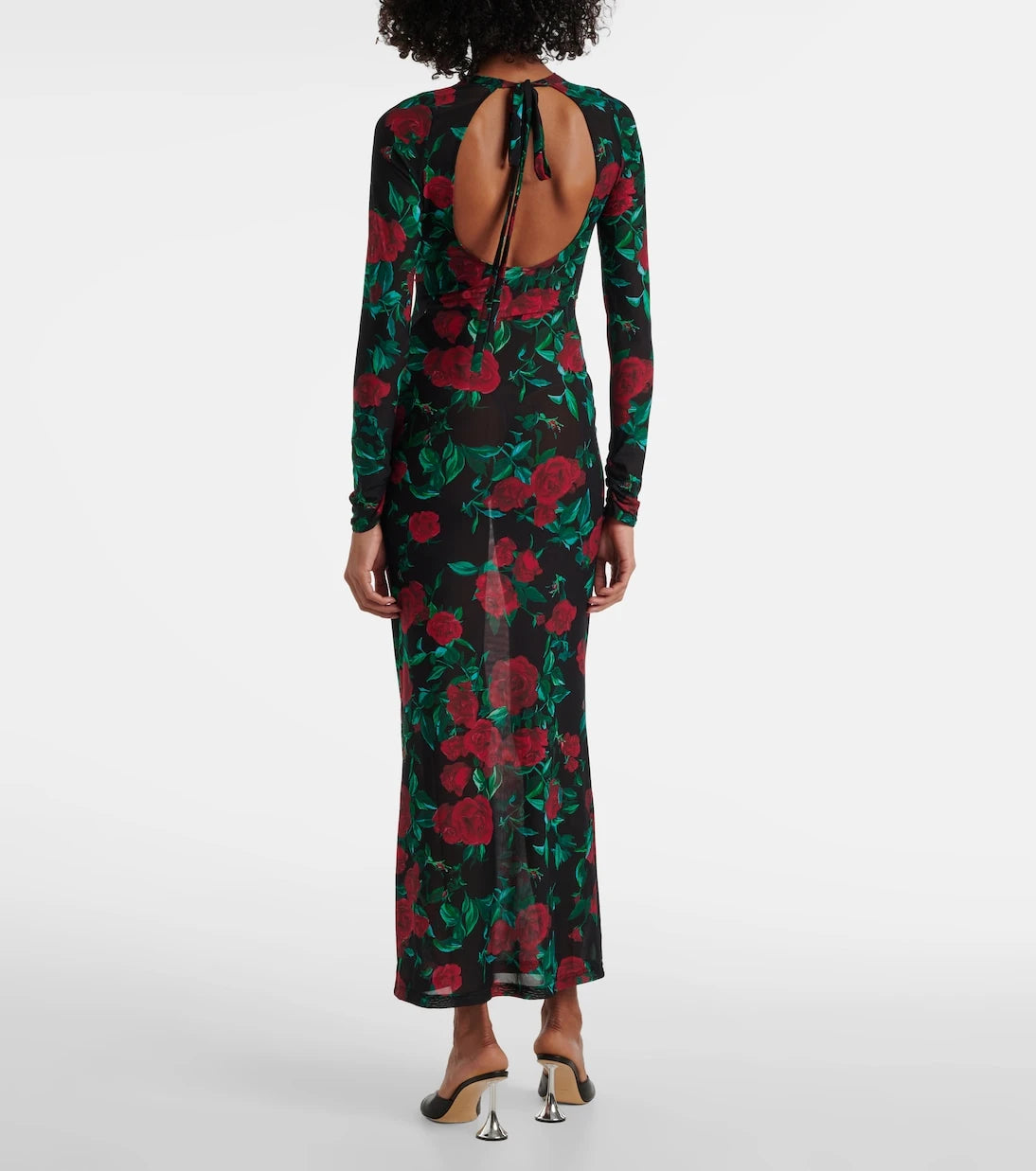 Alexandra Miro - Selene floral mesh maxi dress