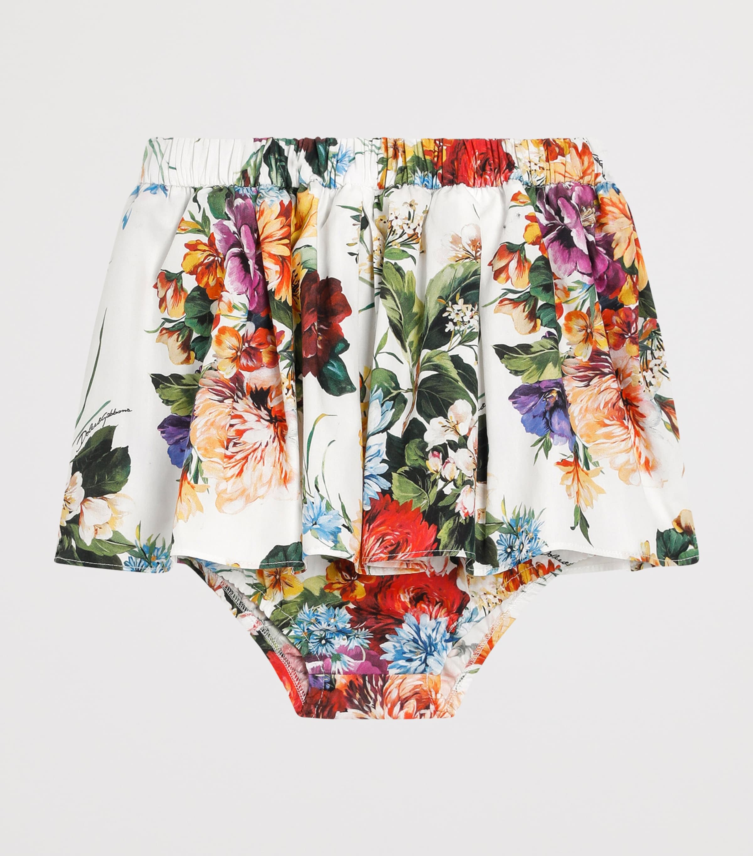 Dolce & Gabbana Kids Cotton Skirt and Bloomers Set (3-36 Months)