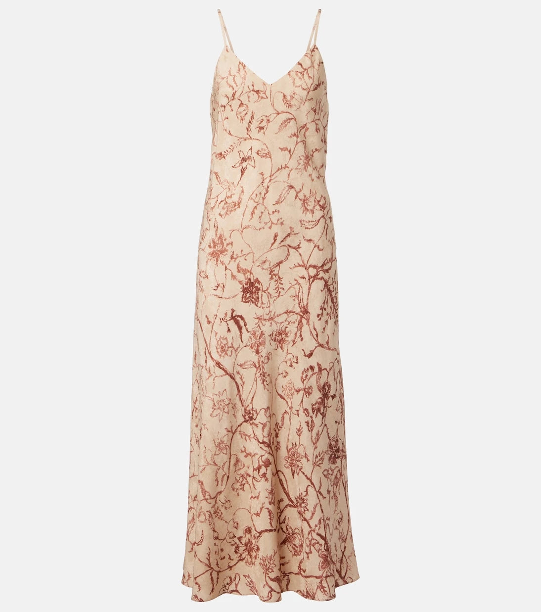 Loro Piana - Marian printed silk jacquard midi dress