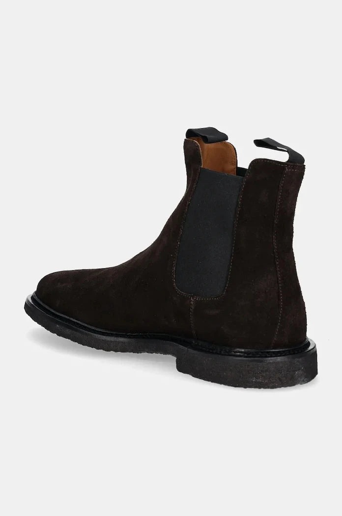Велурени боти челси Common Projects Chelsea in Waxed Suede