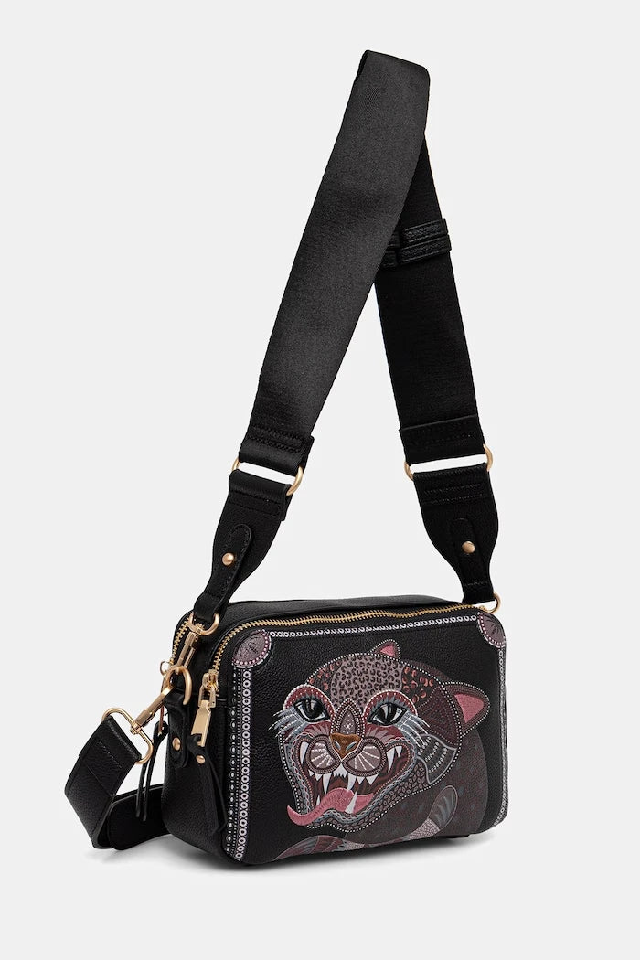 Medicine suni deri crossbody kadın çantası