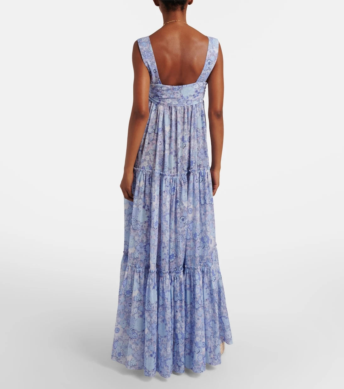 Chloé - Floral cotton voile maxi dress