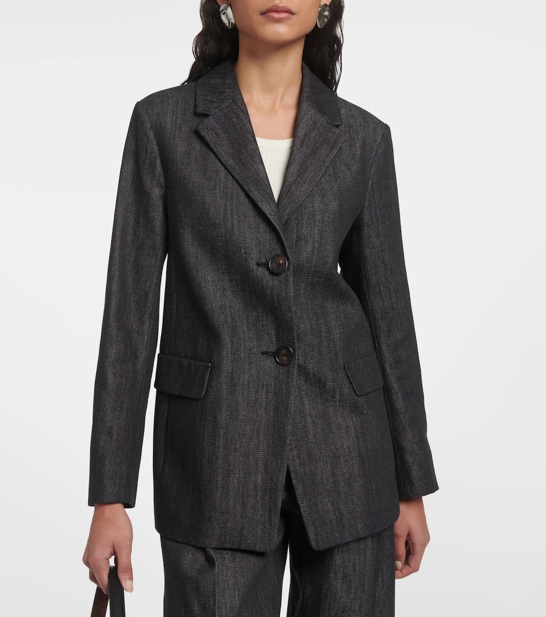 'S Max Mara - Murano chambray blazer