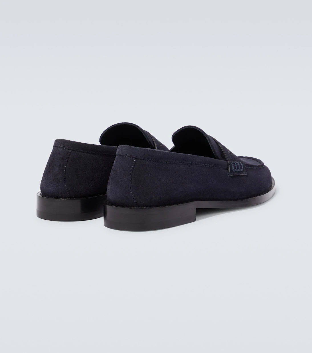 Manolo Blahnik - Perry suede penny loafers