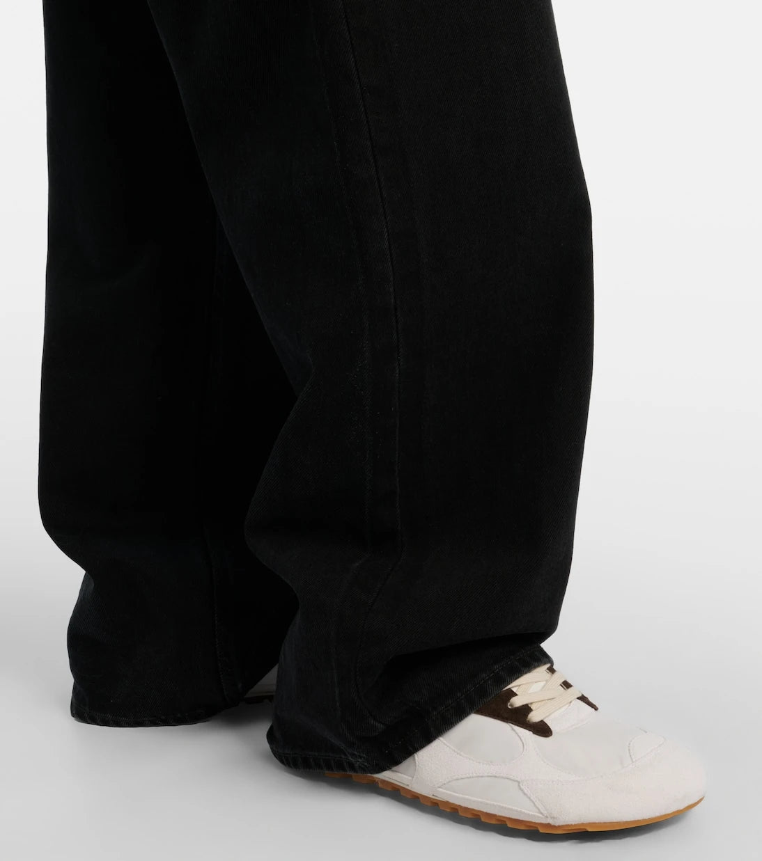 Bottega Veneta - Orbit Flash suede-trimmed sneakers