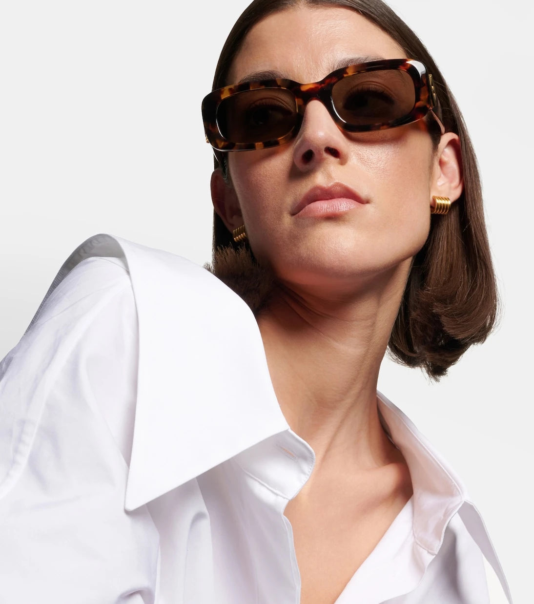 Fendi - FF Diamonds rectangular sunglasses