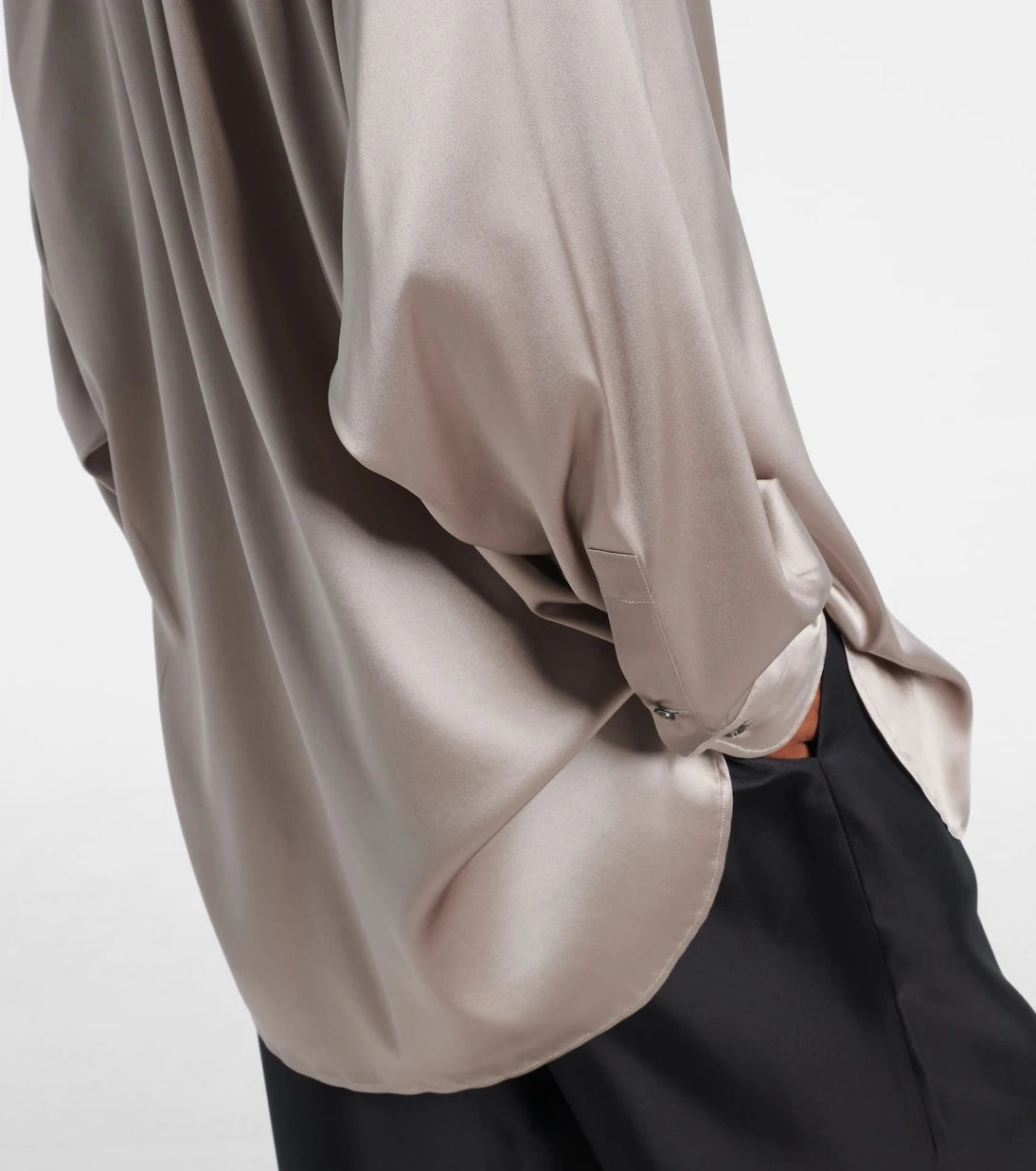 Tom Ford - Silk-blend satin shirt