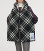 Burberry Wool Check Hooded Scarf
